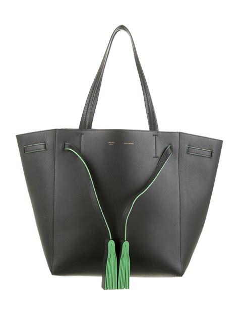 celine small cabas phantom with tassels|Celine Small Cabas Phantom Tote w/Tassel .